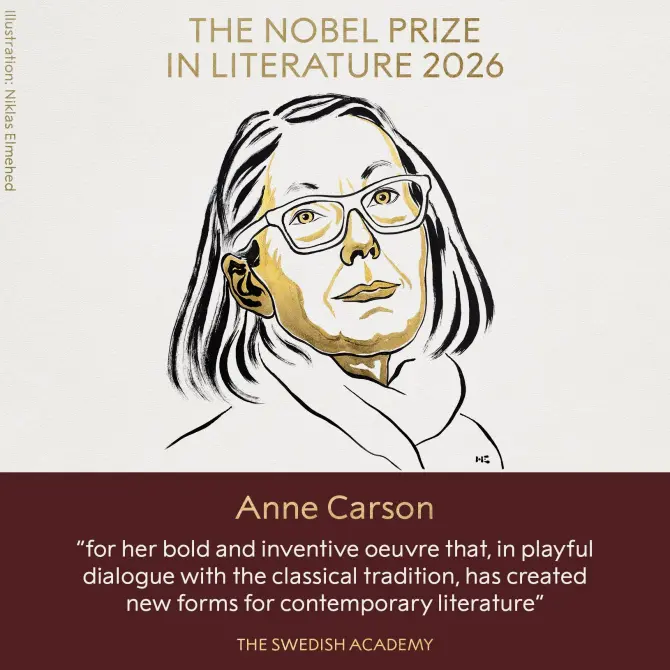 Anne Carson gana el Nobel de Literatura

