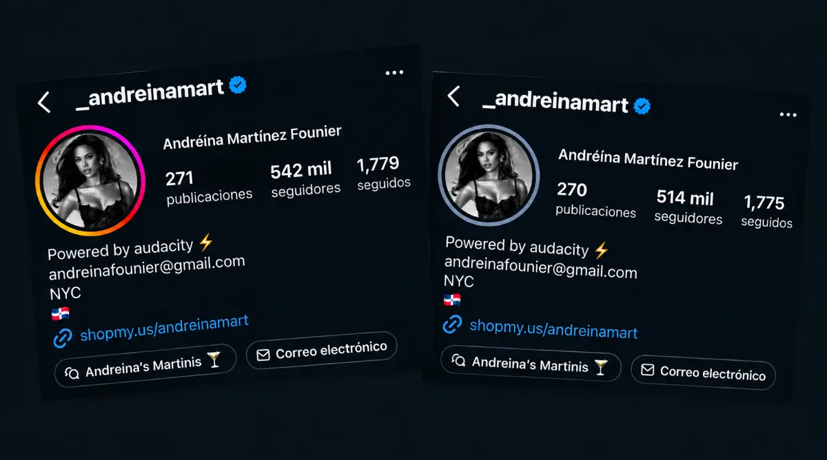 Andreína Martínez suma 28 mil seguidores tras el Victoria’s Secret Fashion Show 2026
