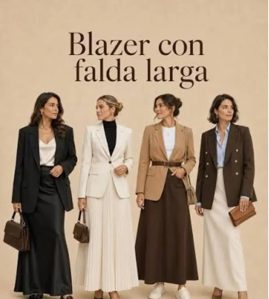 Blazers oversized y los cárdigans largos son los grandes protagonistas.