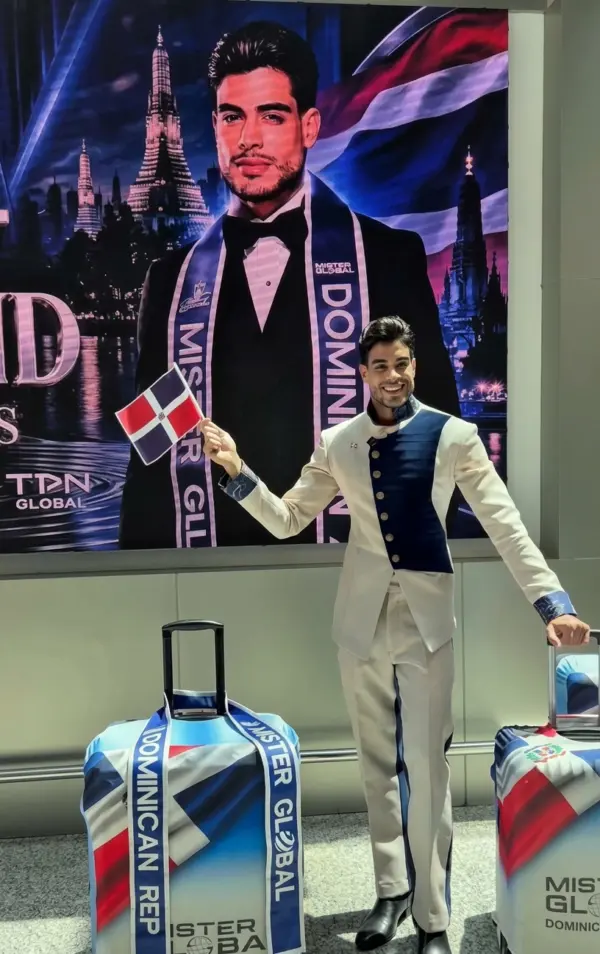 Bray Vargas antes de partir al Mister Global 2026.