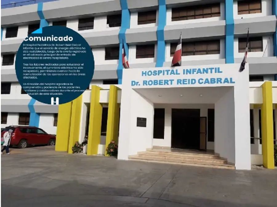 Hospital Robert Reid Cabral restablece servicio eléctrico/Fuente externa