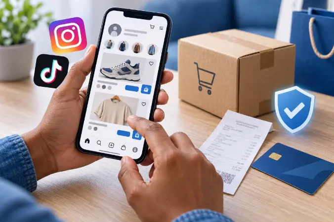 Compras por Instagram y TikTok: qué revisar antes de pagar y cómo reclamar