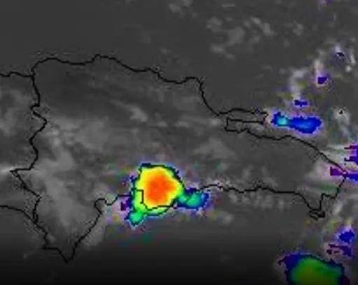 Se registran lluvias y tormentas eléctricas en varias zonas de República Dominicana