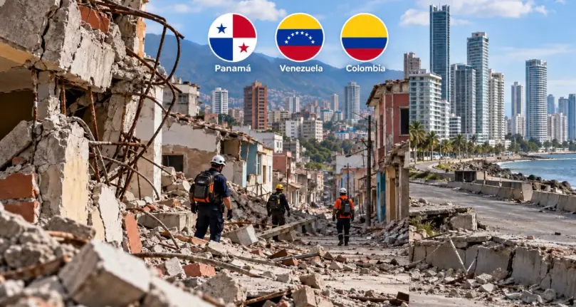 Panamá, Venezuela y Colombia: Tres terremotos de magnitudes similares, tres tragedias muy diferentes
