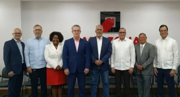José Torres y Armando Rivas, miembros directivos.