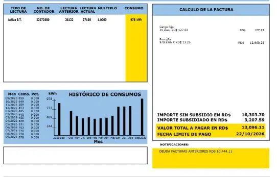Factura de Luz