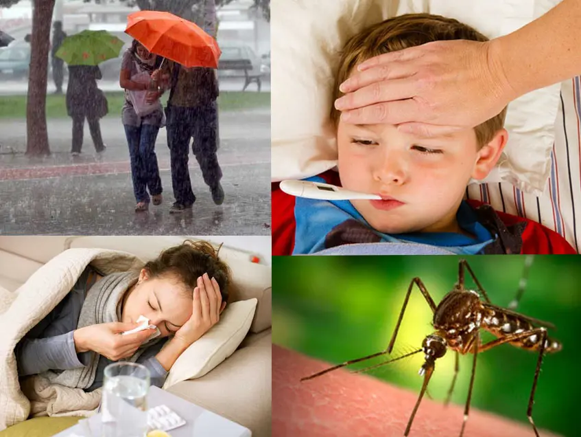 Las lluvias activan virus y afecciones