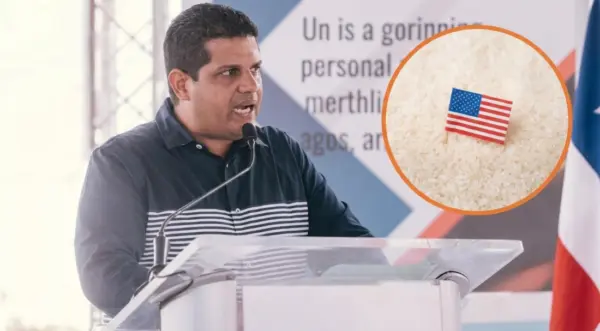 Marcelo Reyes Jorge, representante del sector arrocero de la región del Cibao.