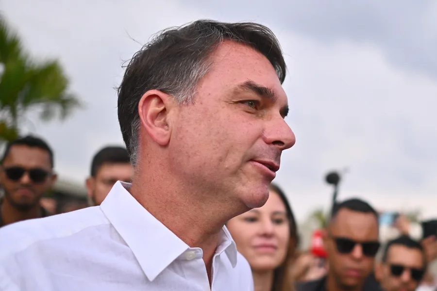 El senador y candidato a la presidencia de Brasil, Flávio Bolsonaro, en una fotografía de archivo. EFE/Andre Borges