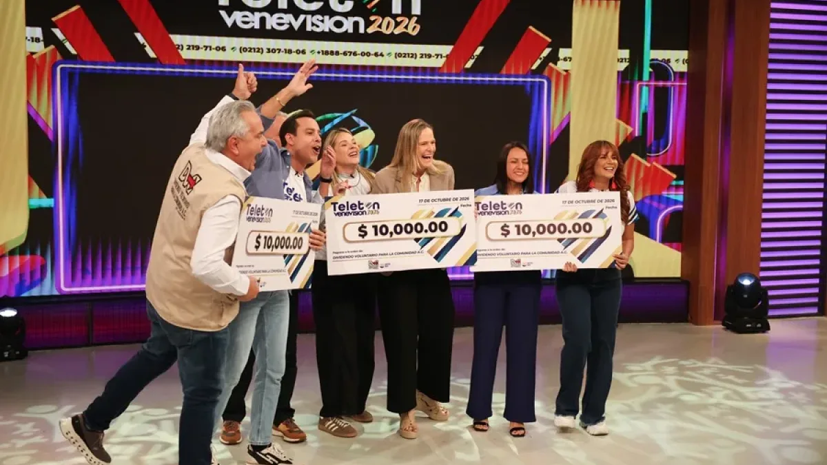Teletón recauda en Venezuela más de 2,3 millones de dólares para afectados del doble terremoto