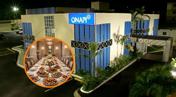 ONAPI habría destinado casi RD$3 millones en banquetes y catering según revela auditoría. Fuente externa.