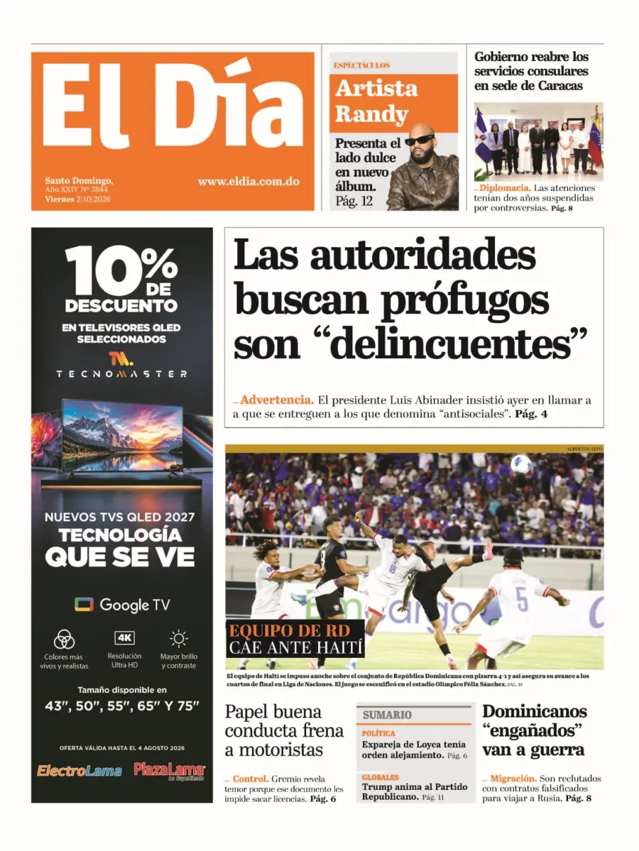 Portada impresa 02-10-2026