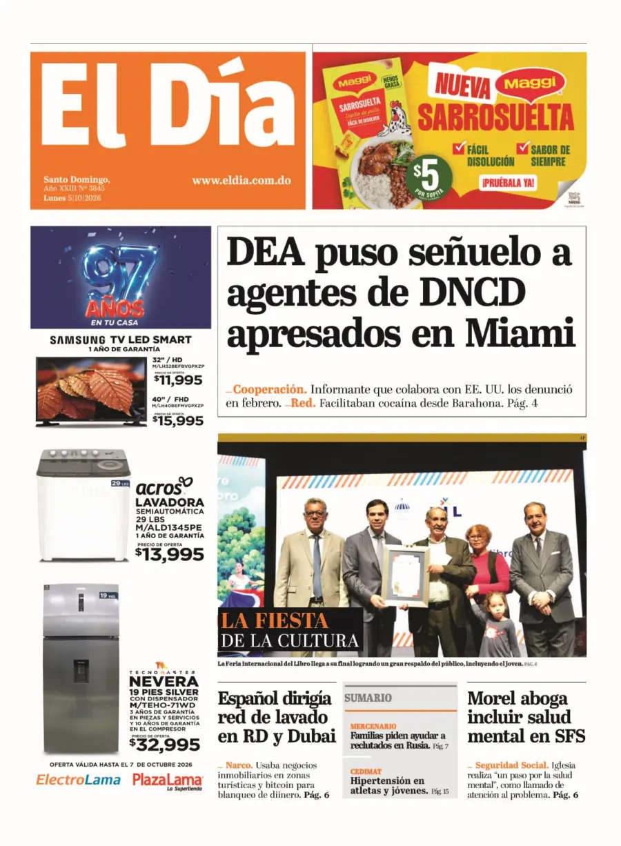Portada impresa 05-10-2026