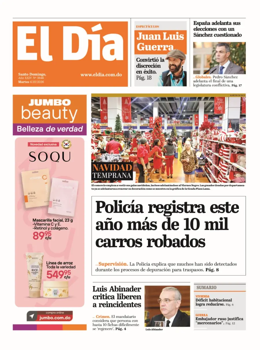 Portada impresa 06-10-2026