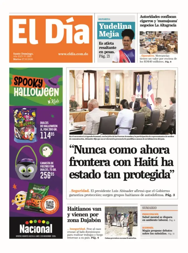 Portada impresa 27-10-2026