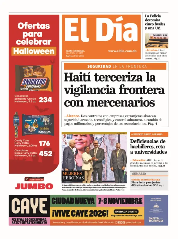 Portada impresa 29-10-2026