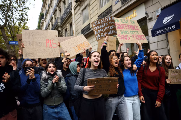 Protestas en Europa.