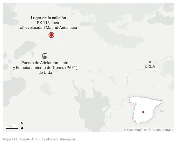 ¿Qué se sabe del accidente de tren de Toledo?
