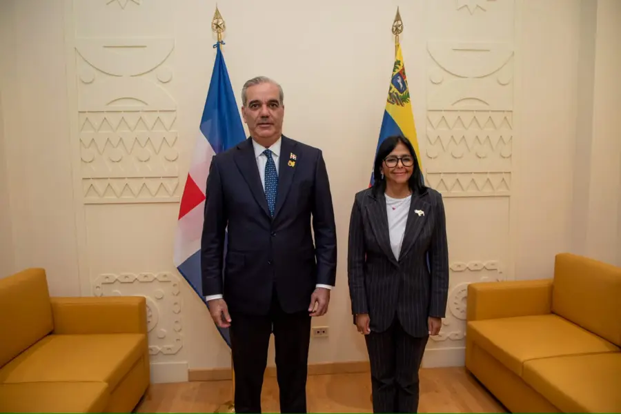 Luis Abinader-Delcy Rodríoguez-reunión bilateral- Rd- Venezuela