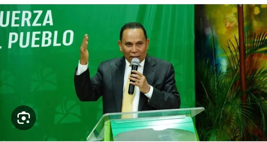 Radhamés Jiménez Peña, vicepresidente y coordinador político de la Fuerza del Pueblo.