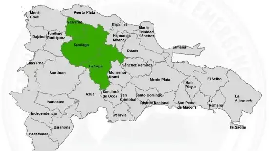 COE coloca tres provincias en alerta verde por lluvias e inundaciones