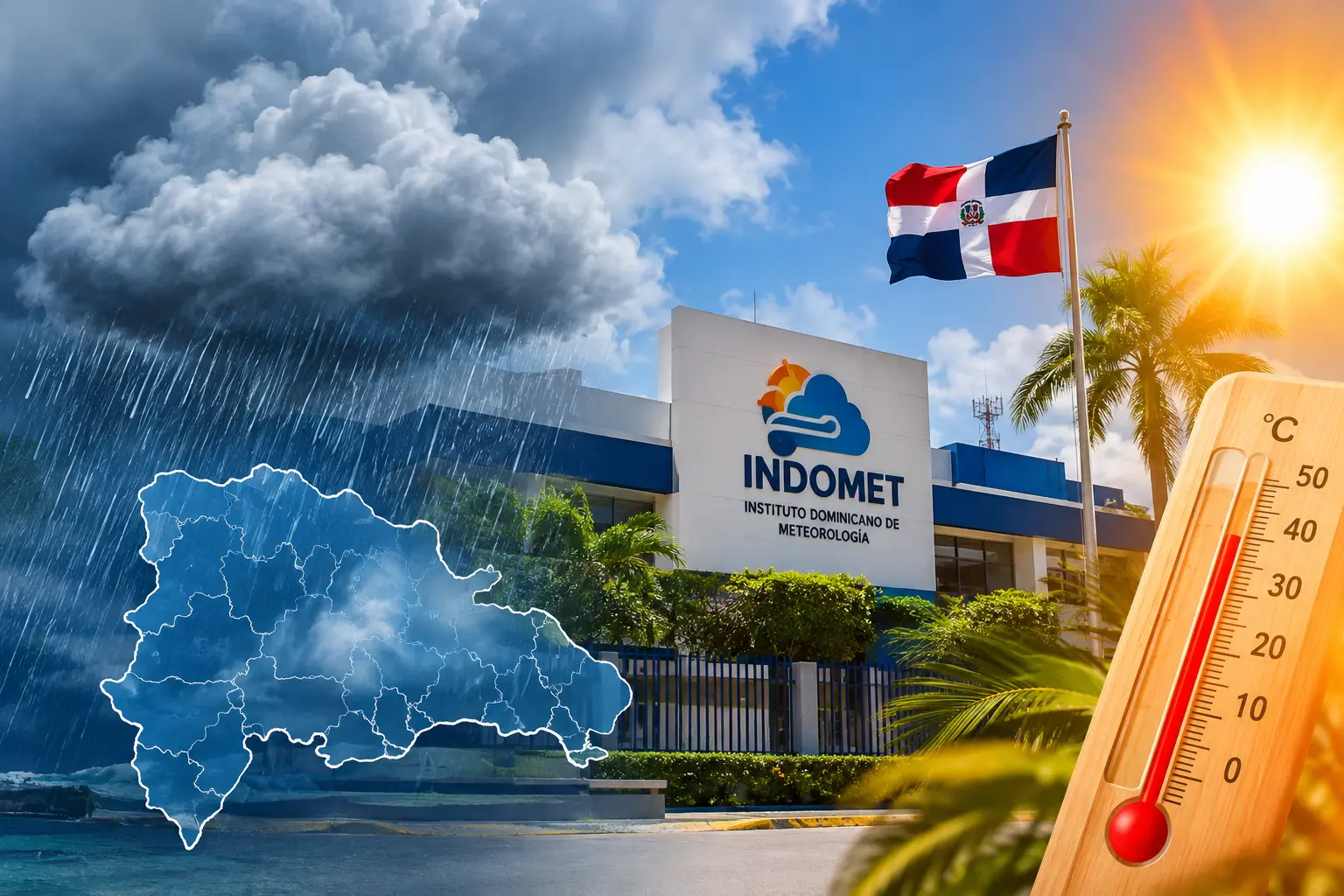 Indomet prevé chubascos y tronadas aisladas en varias provincias