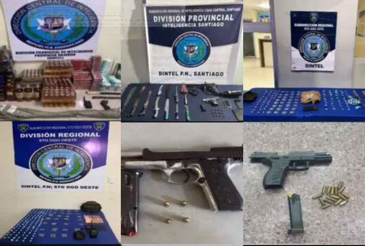 Arrestan a 287 personas y ocupa 39 armas de fuego en operativos nacionales