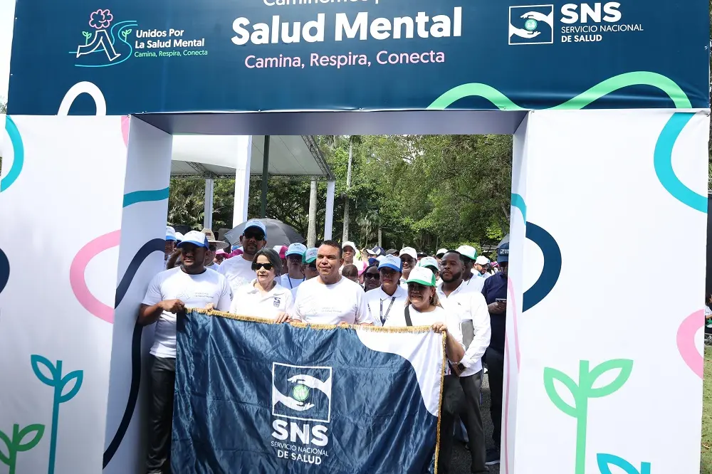 SNS realiza caminata y llama a eliminar el estigma y fortalecer la prevención
